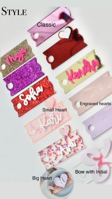 Valentine Collection Stanley Name Toppers