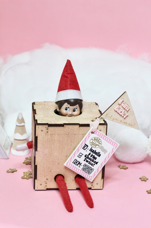 Elf on the Shelf Arrival Crate Box
