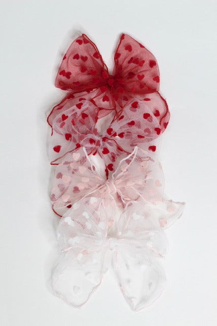 Valentine Heart Bows