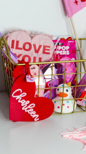 Valentine Basket Tags