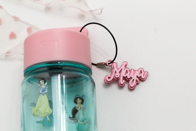 Cup Name Tag Keychain