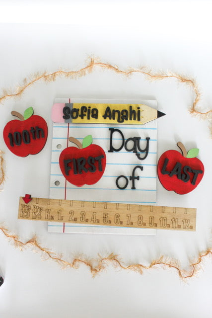 Back to School Interchangeable Apples Sign