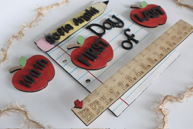 Back to School Interchangeable Apples Sign