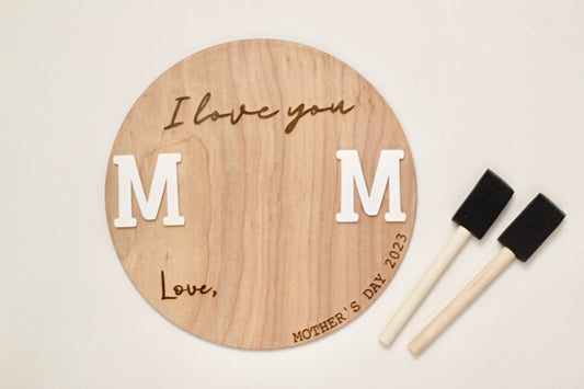 Handprint Wooden Mom Gifts