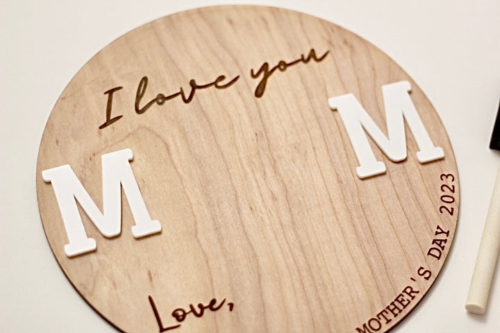 Handprint Wooden Mom Gifts