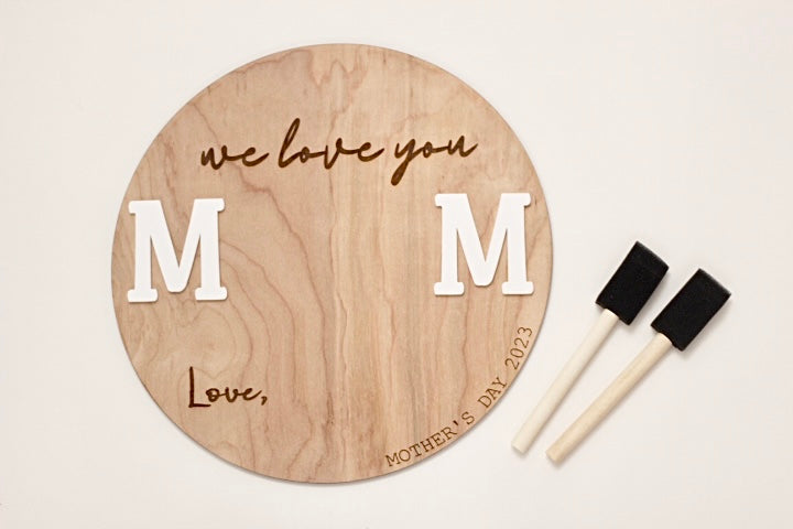 Handprint Wooden Mom Gifts