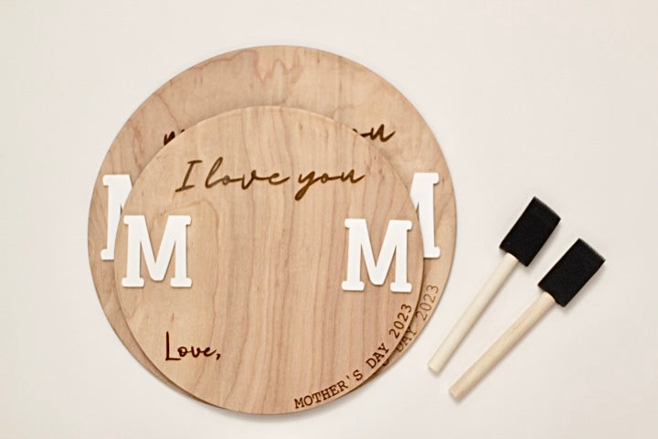 Handprint Wooden Mom Gifts