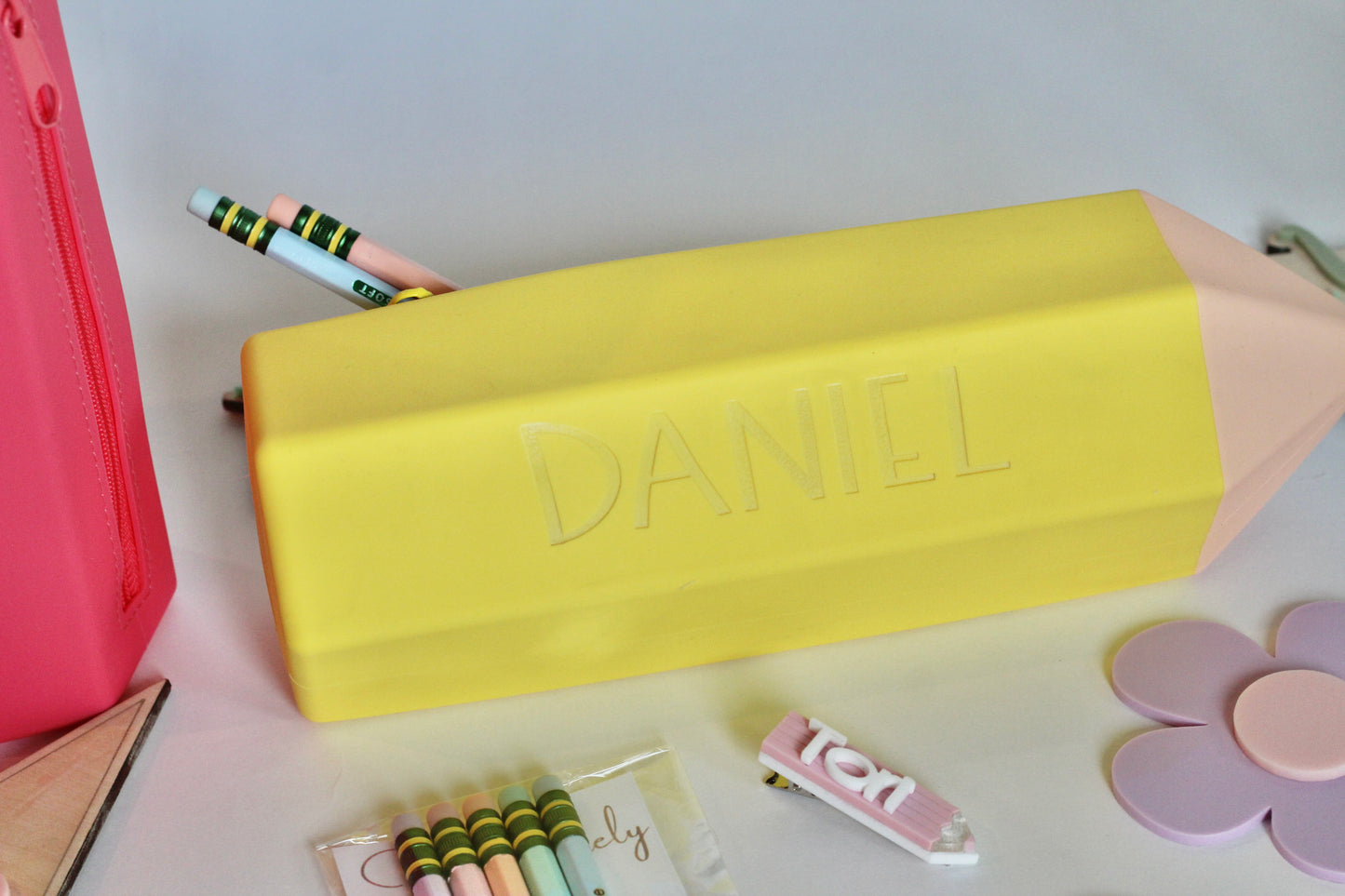 Personalized Silicone Pencil Pouch