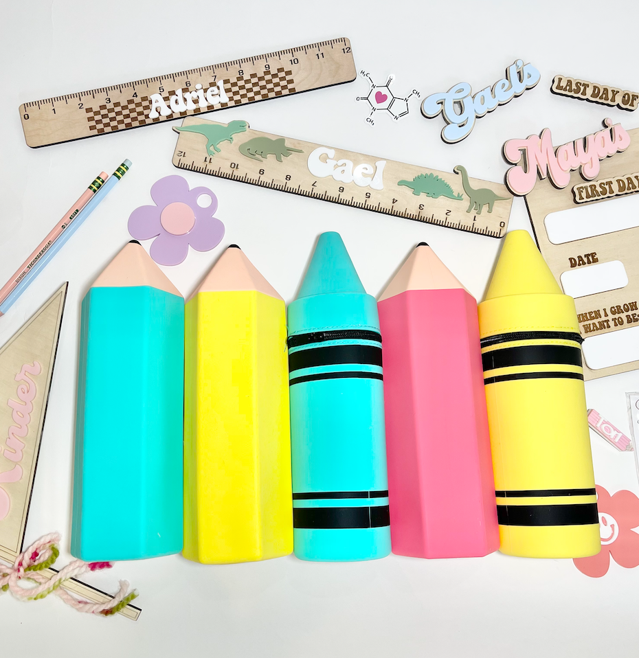 Personalized Silicone Pencil Pouch