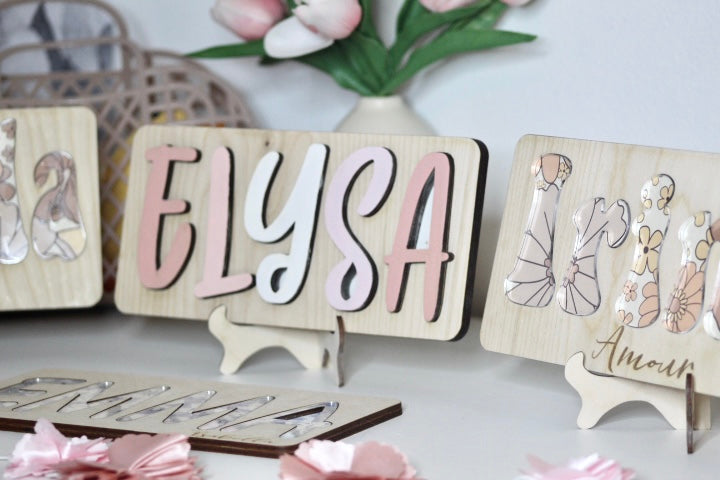 Wooden Name Puzzles