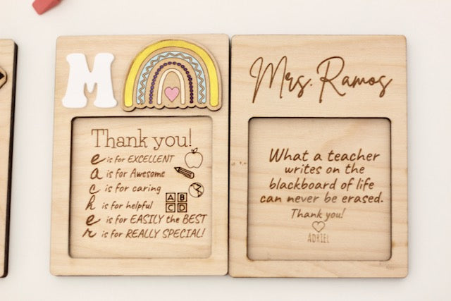 Sticky Note Wooden Holder