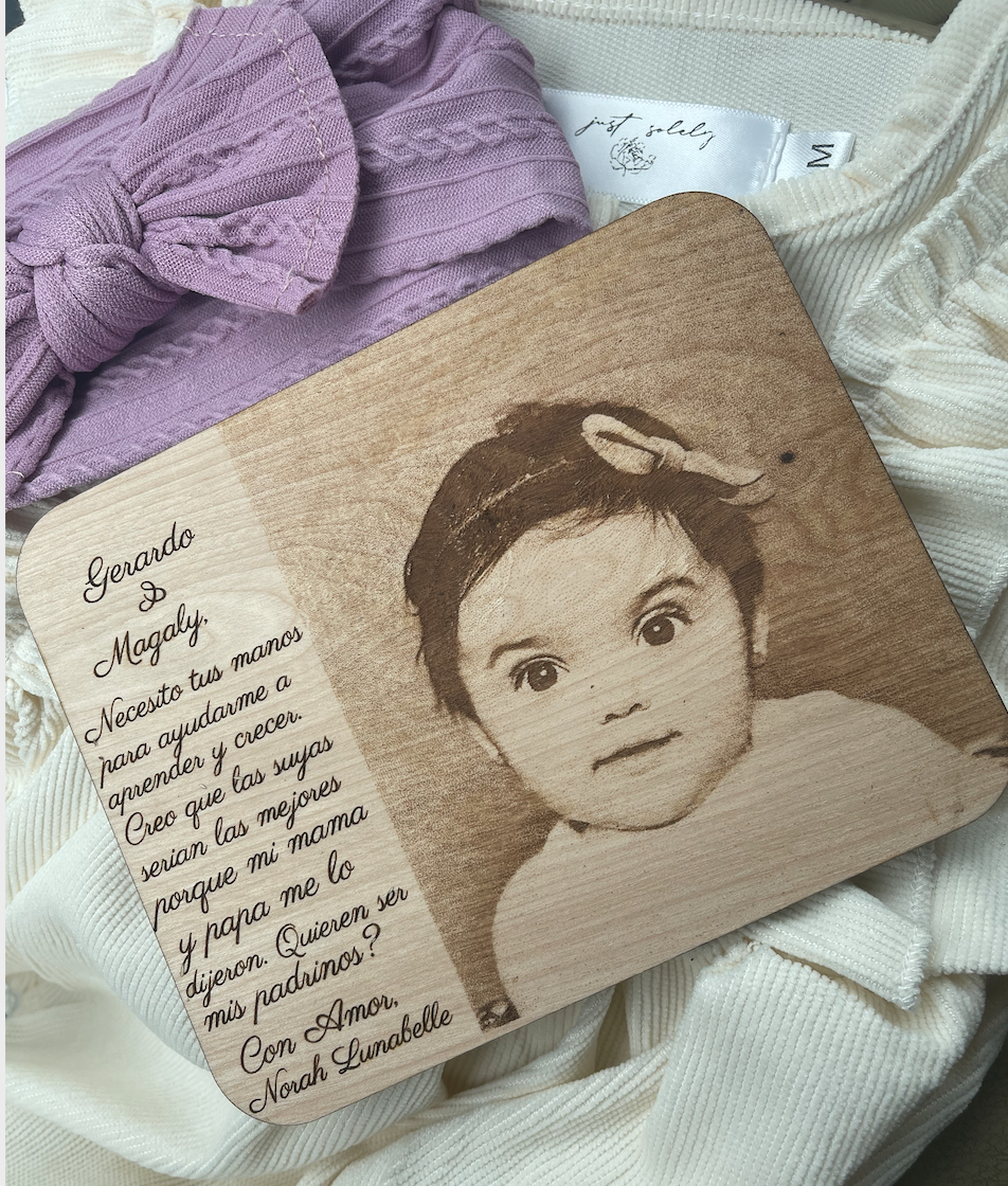 Personalized Engraved Photo & Message