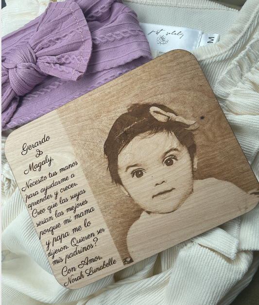Personalized Engraved Photo & Message
